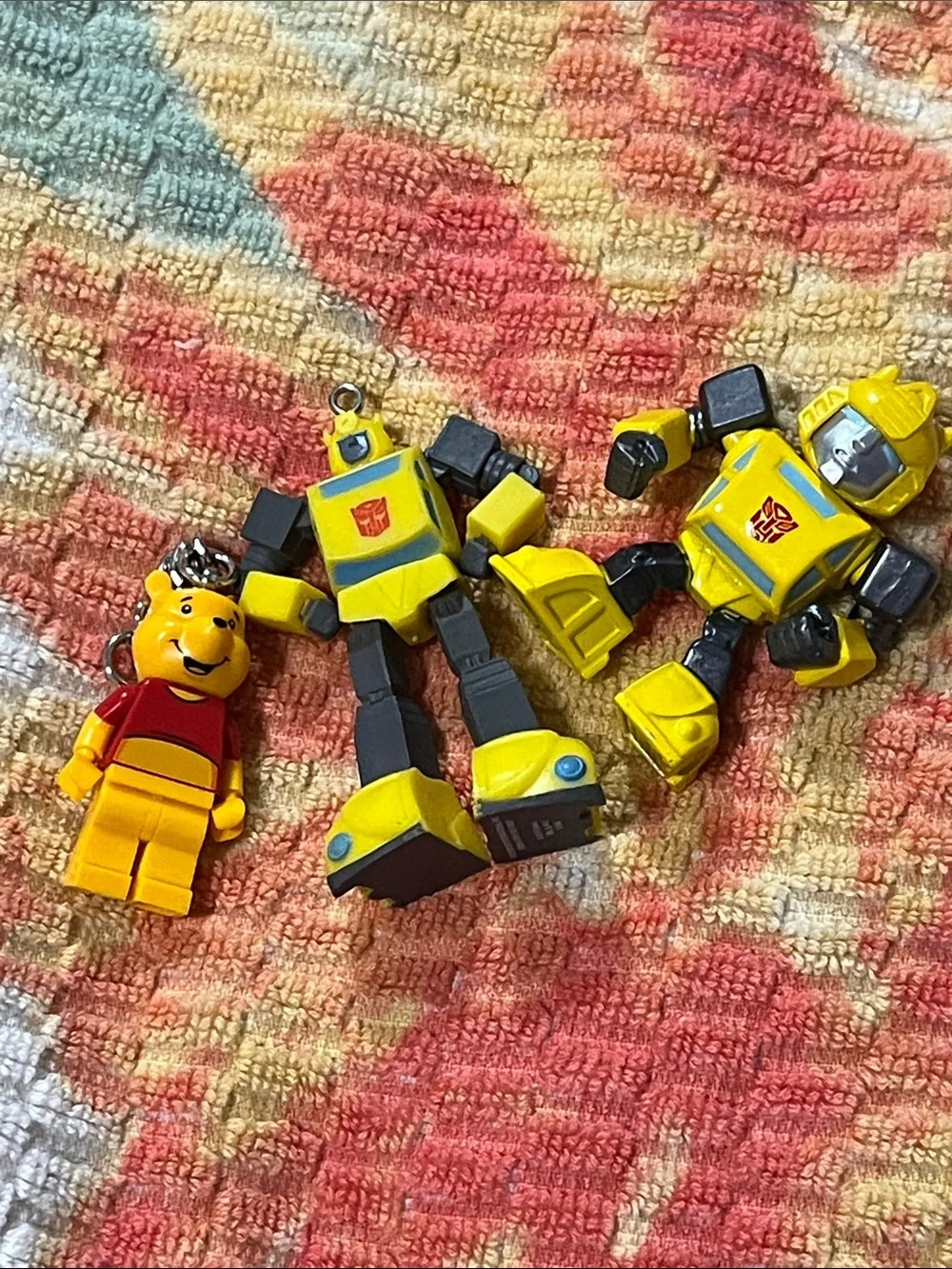 Bumblebee Yellow Key & Card Holder Charm